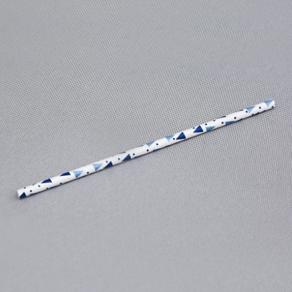 kasuga ペーパーストロー 個包装 250本 (青) - Kasuga online shop