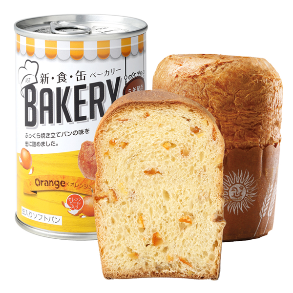 【備蓄用パン】新食缶ベーカリー 缶入りソフトパン〈5年3種アソート〉24缶入 - Kasuga online shop
