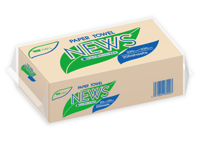 【中判】ニューズペーパータオル 30パック入り - Kasuga online shop