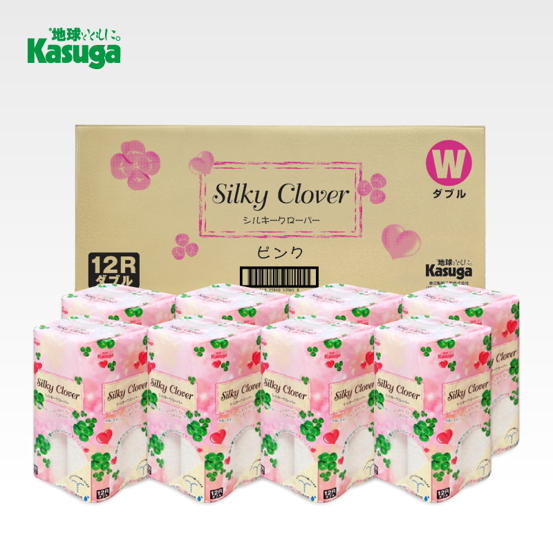新シルキークローバー (ピンク)【12ロール×8パック入】 - Kasuga online shop