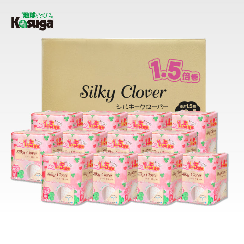 シルキークローバー 1.5倍巻き (ピンク)【8ロール×12パック入】