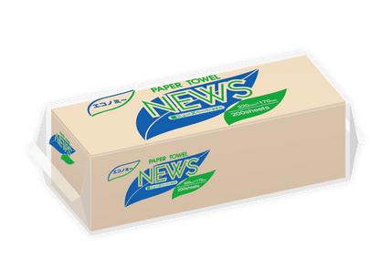 【小判】ニューズペーパータオル エコノミー 40パック入り - Kasuga online shop
