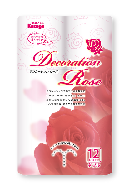 デコレーションローズ (ピンク)【12ロール×8パック入】 デコレーションローズ (ピンク)【12ロール×8パック入】
