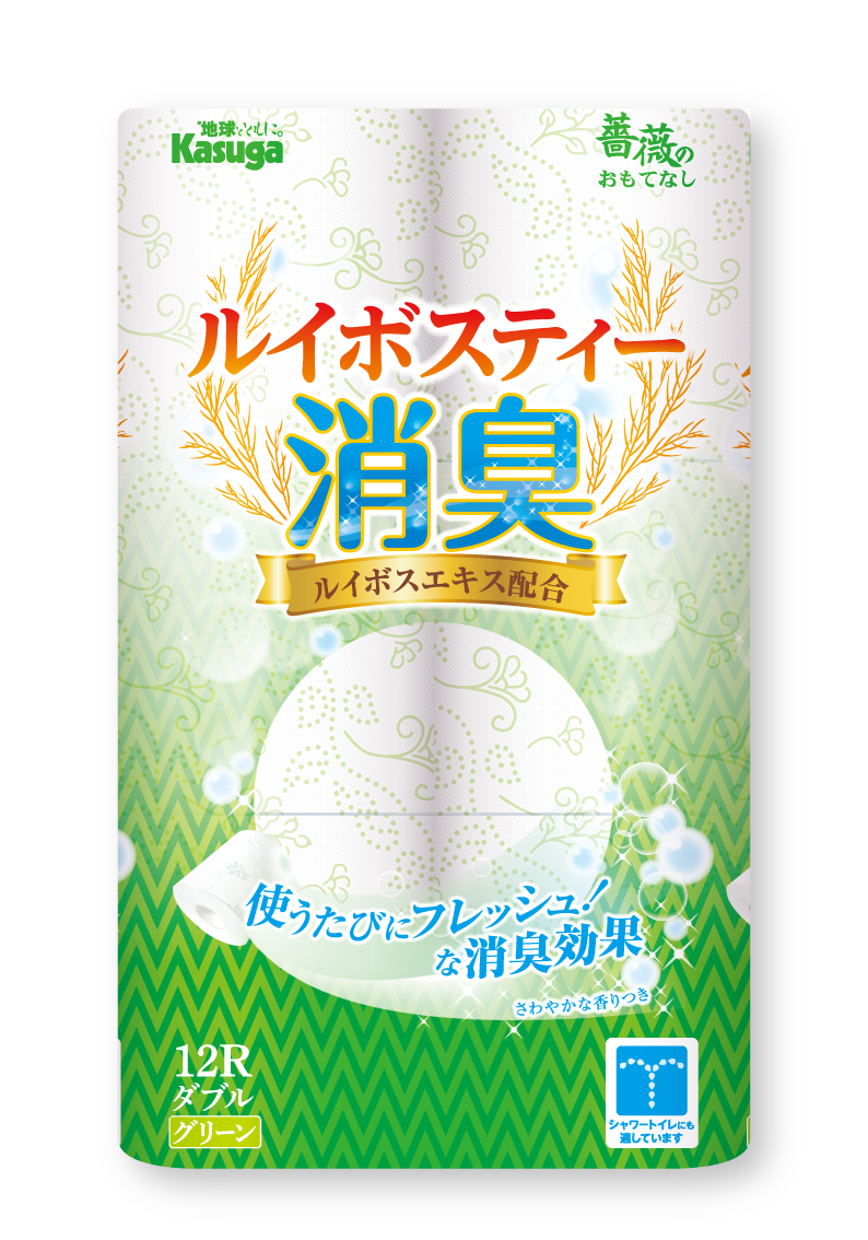 ルイボスティー消臭 (グリーン)【12ロール×8パック入】 - Kasuga online shop