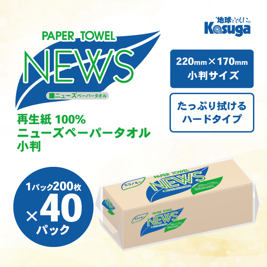 【小判】ニューズペーパータオル エコノミー 40パック入り